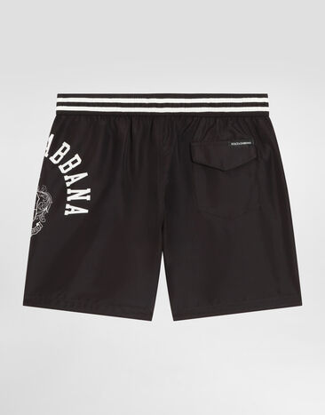 Dolce & Gabbana Medium nylon swim shorts Multicolor L4J850ON0CT