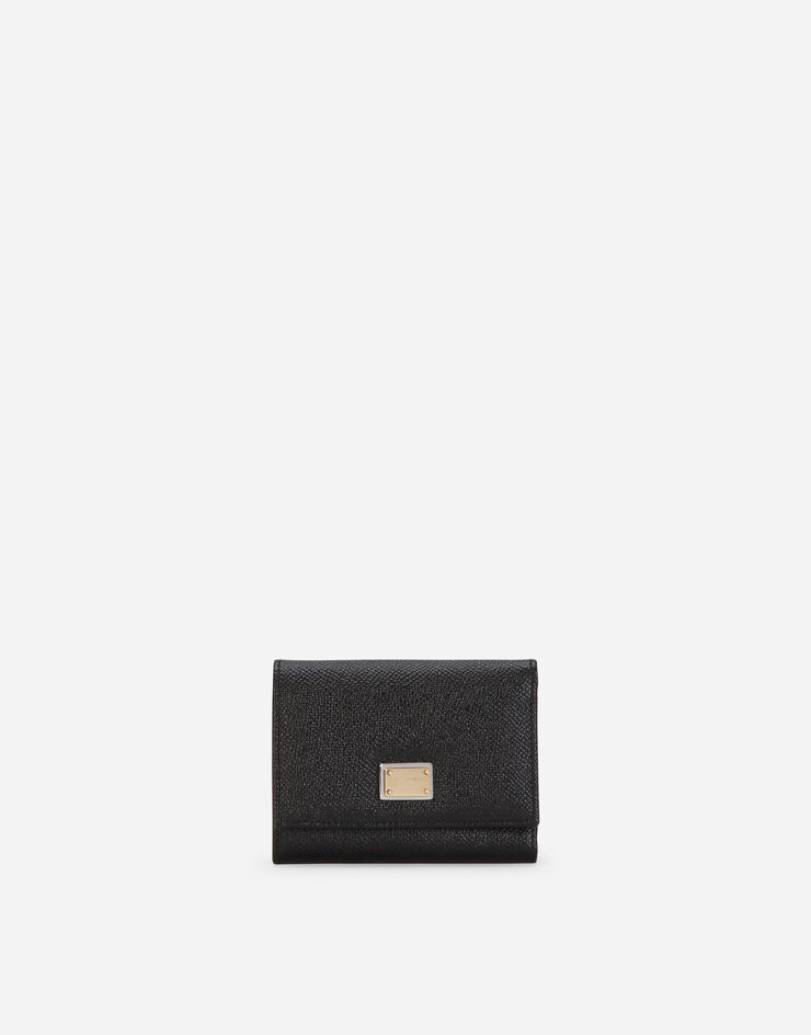 Dolce & Gabbana French flap wallet with tag BLACK BI0770A1001