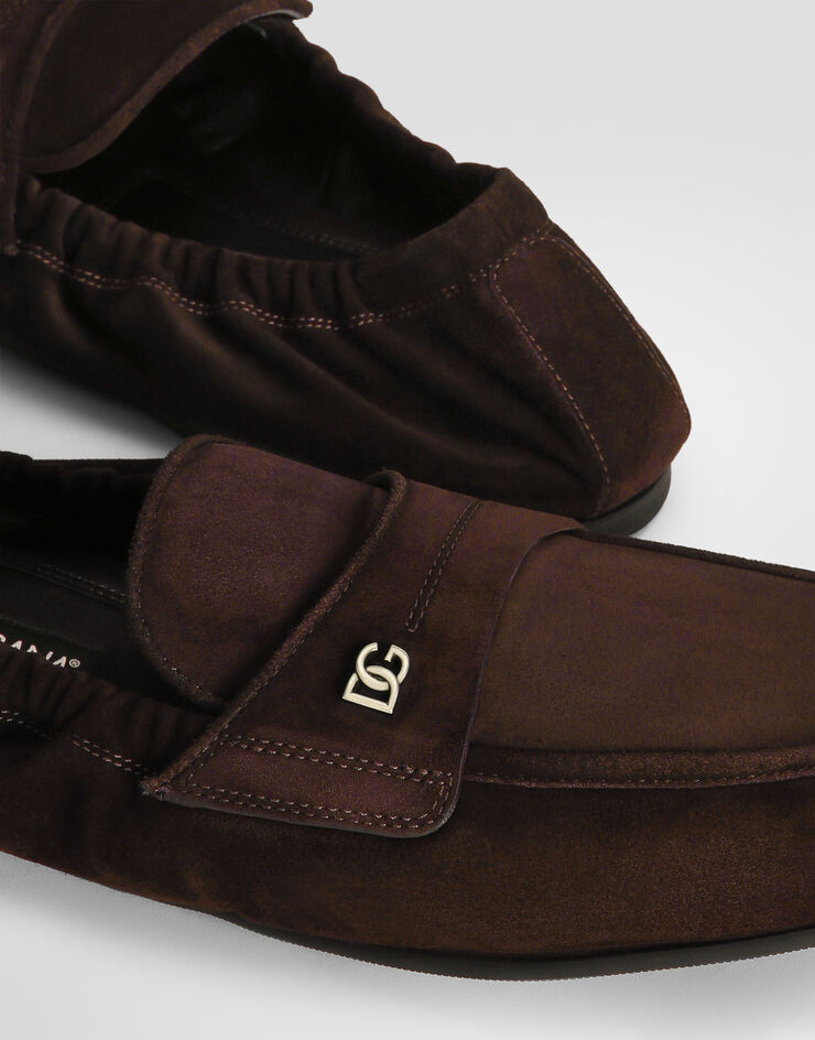 Dolce & Gabbana Pantuflas en piel de becerro Dolce & Gabbana Pantuflas en piel de becerro Brown A50790AA415