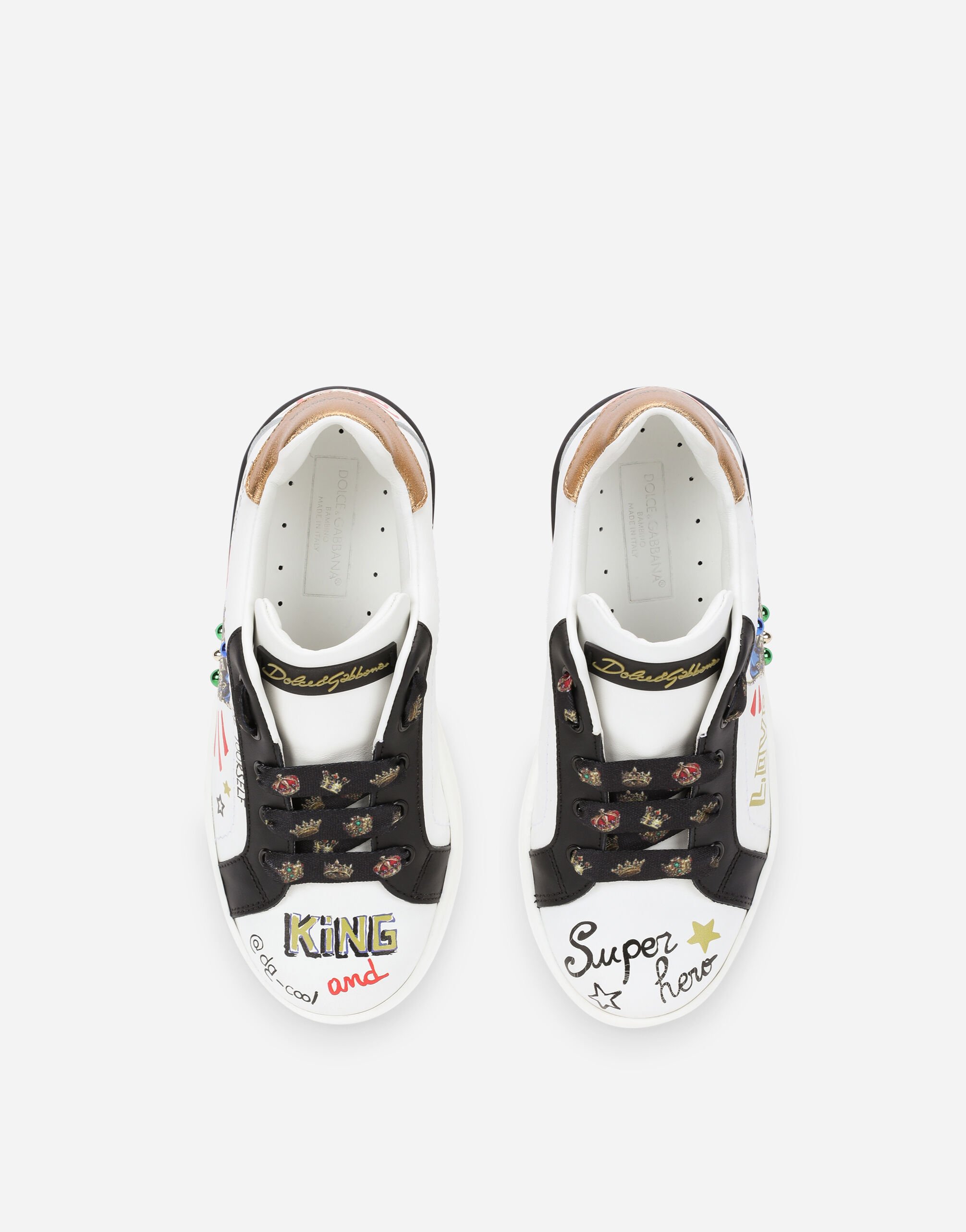 Dolce and sales gabbana king sneakers