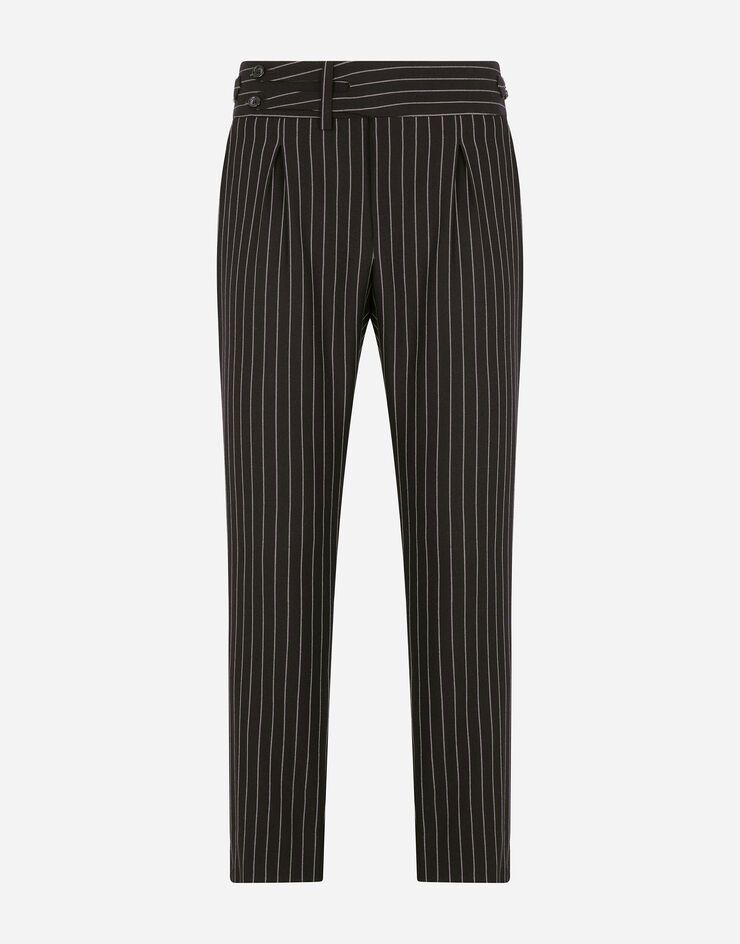 Dolce & Gabbana Pinstripe wool pants Multicolor GWBRETFR2XI