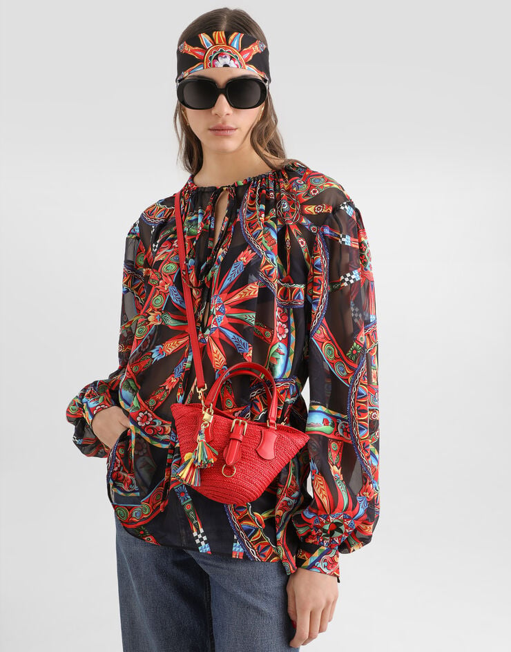 Dolce & Gabbana Raffia coffa capri Dolce & Gabbana Raffia coffa capri Multicolor BB7915A0430