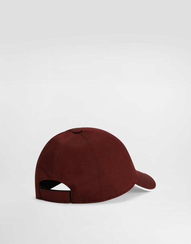 Dolce & Gabbana Drill baseball hat with embroidery Bordeaux LB4H80G7PWO