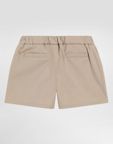 Dolce & Gabbana Gabardine bermuda shorts Beige L13Q91FUFL3