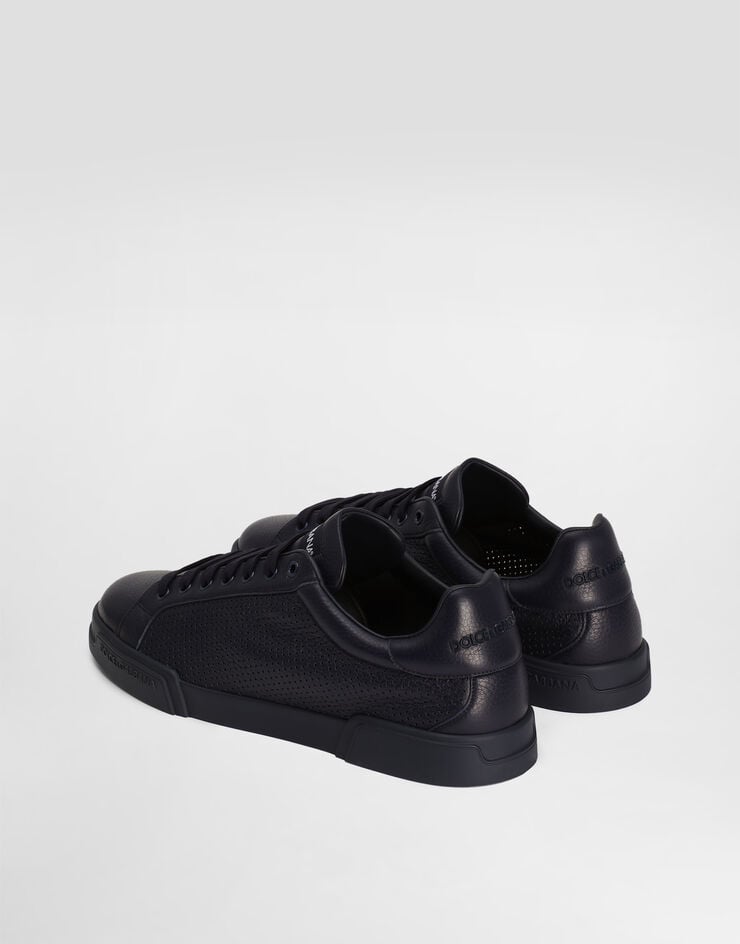Dolce & Gabbana Portofino light strobel sneakers in calfskin Blue CS2354AG093
