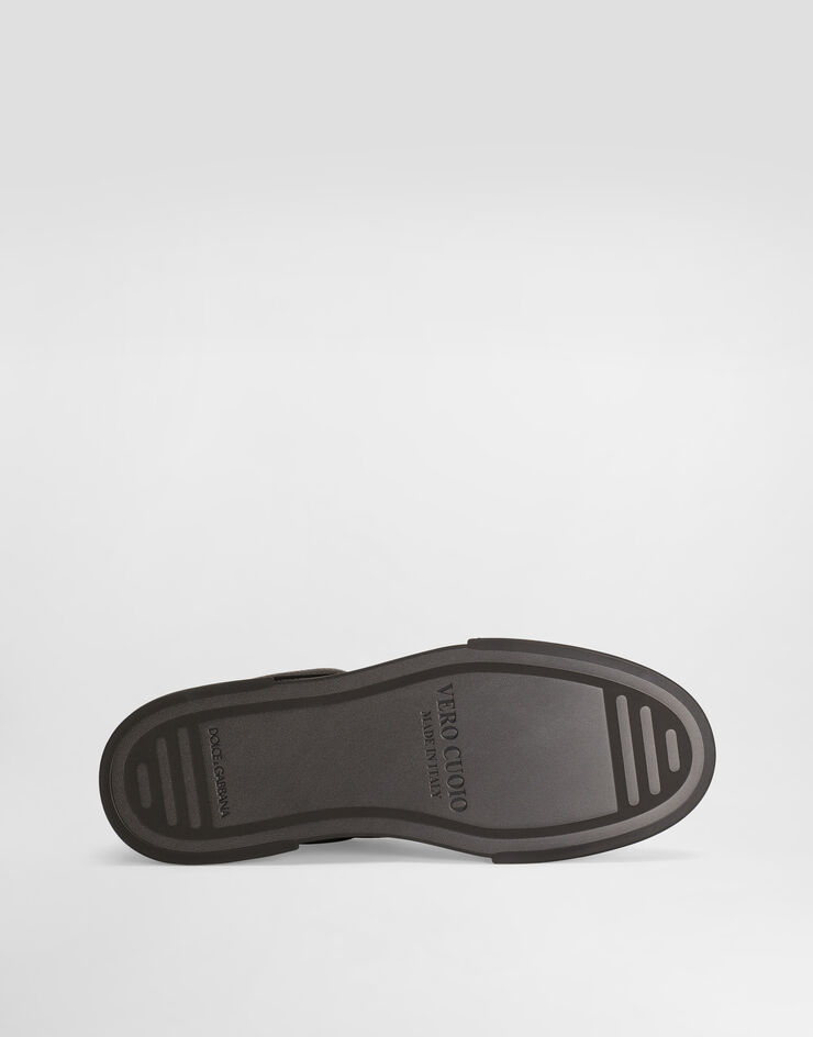 Dolce & Gabbana Calfskin Portofino Yacht sneakers Black A20190A6A88