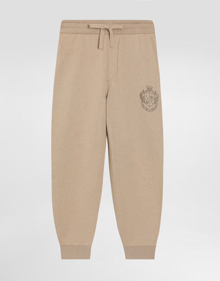 Dolce & Gabbana Cotton and cashmere trousers Beige L4KP16JGMF0