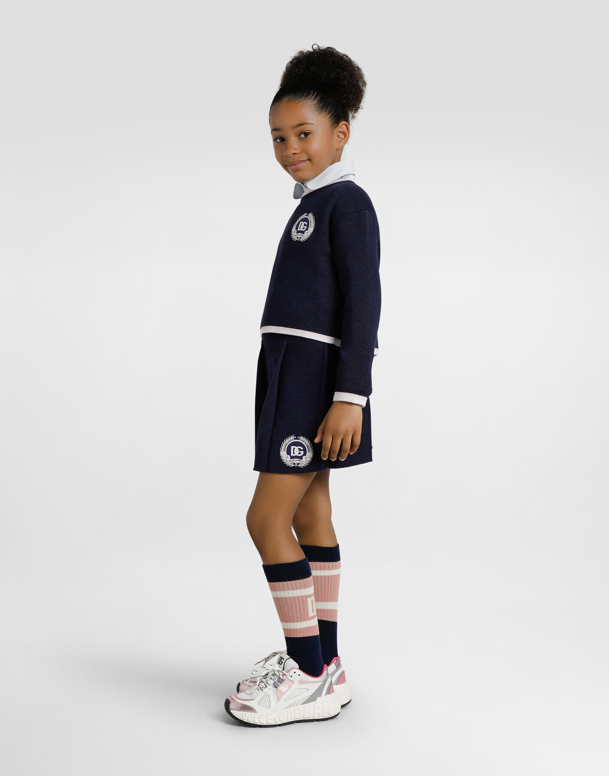 Dolce&Gabbana スカート　11歳　12歳 Blueのガールズ Knit skirt | Dolce&Gabbana®