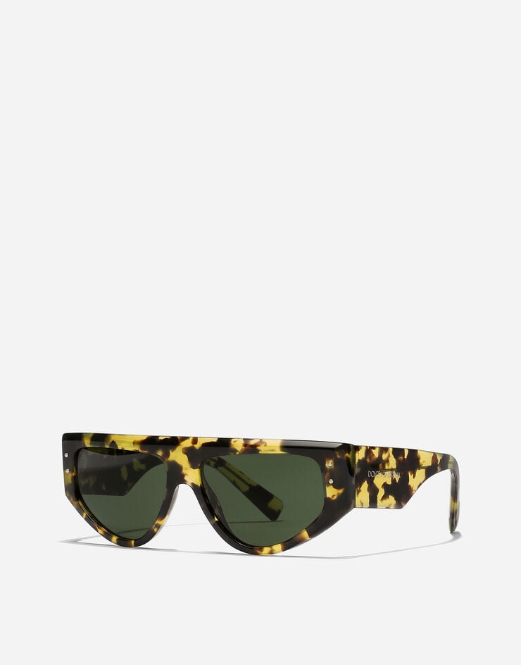 Dolce & Gabbana نظارة شمسية DG Sharped أصفر هافان VG4461VP371