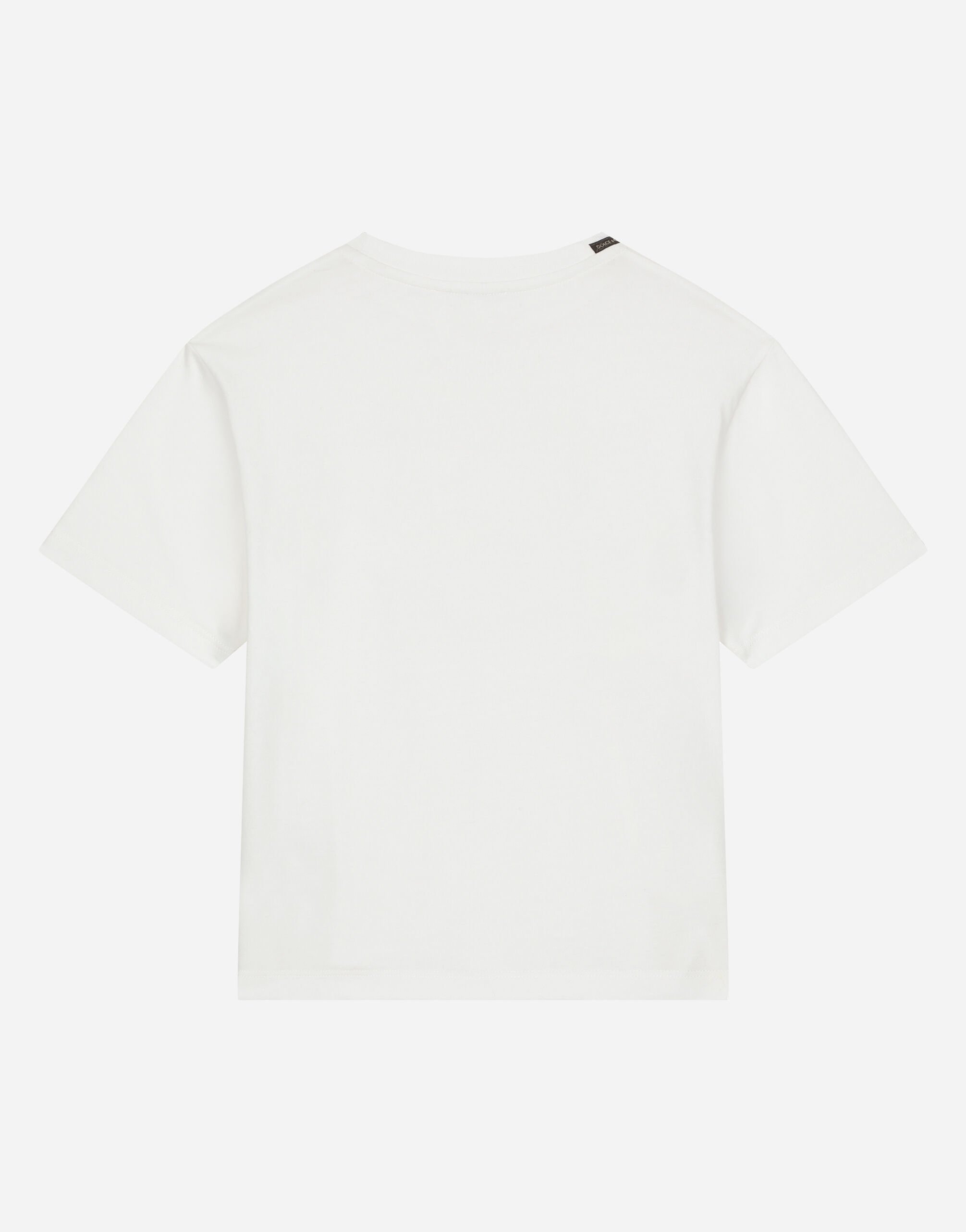 Jersey T-shirt with DG logo in White for Boys