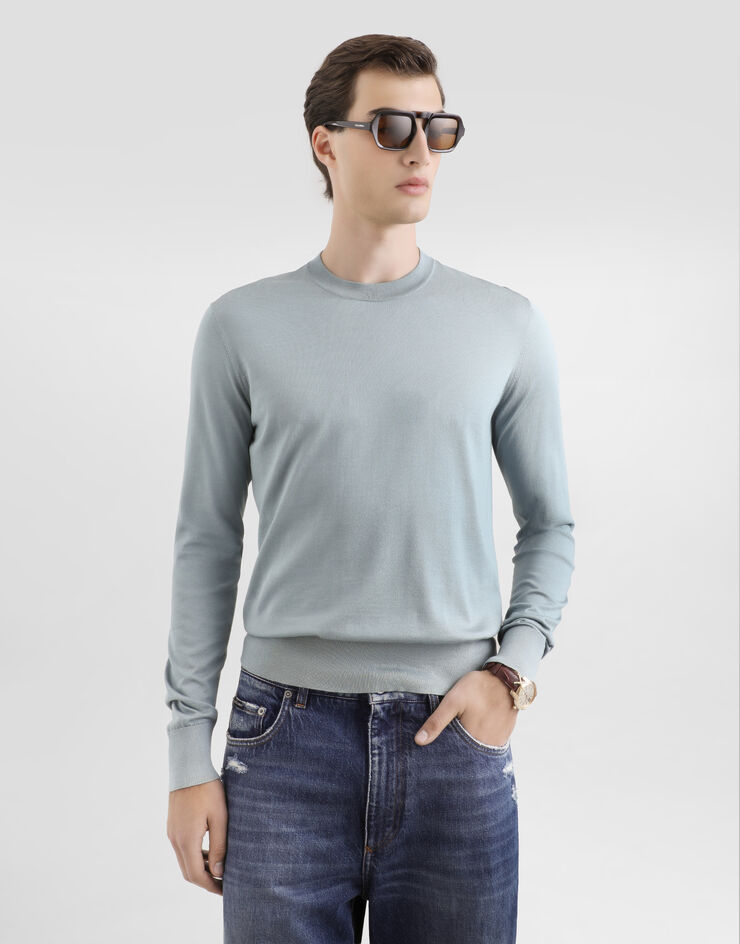 Dolce & Gabbana Silk pullover Multicolor GXX02ZJBSO5