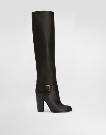 Dolce & Gabbana Calfskin boots Black CU1222AO831
