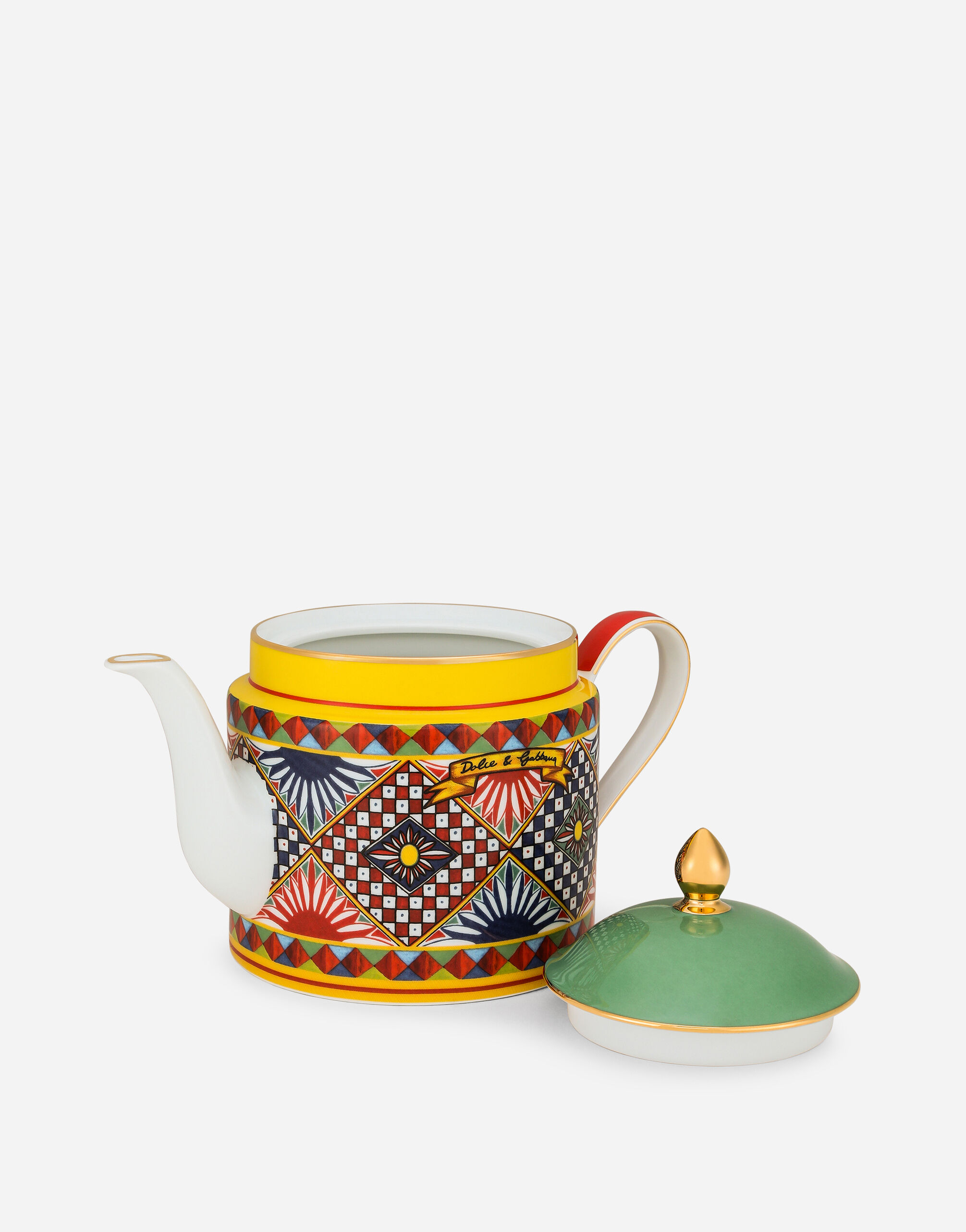 Porcelain Teapot in Multicolor | Dolce&Gabbana® US