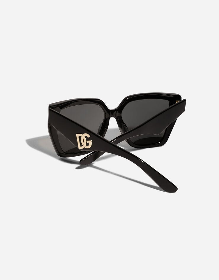 Dolce & Gabbana Sonnenbrille DG Crossed Schwarz VG443FVP187