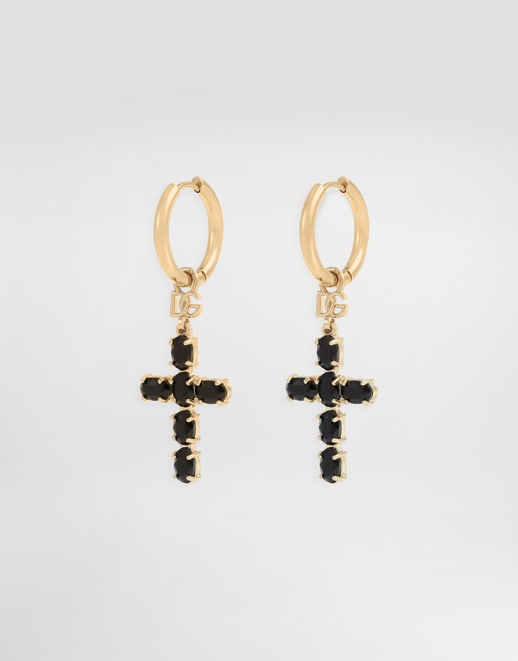 Dolce & Gabbana Earrings with crystal rhinestone crosses Dolce & Gabbana Earrings with crystal rhinestone crosses Multicolor WEQ2D6W1111
