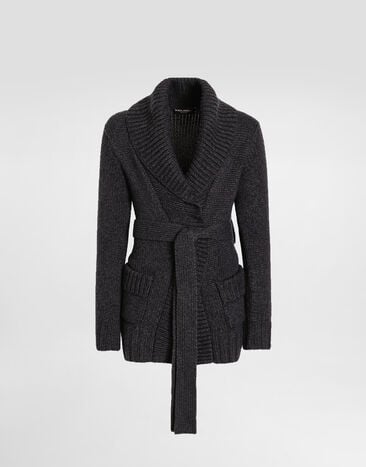 Dolce & Gabbana Cashmere cardigan Grey GXVF3TJBW0Y