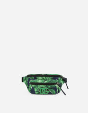 Dolce & Gabbana Printed canvas belt bag Black EM0125AB205