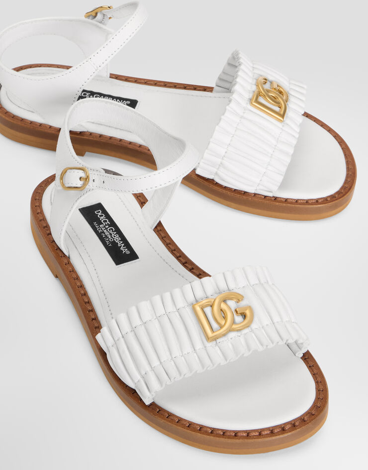 Dolce & Gabbana Nappa leather sandals White D11372A1850