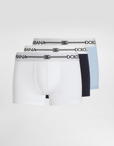 Dolce & Gabbana Stretch cotton boxers 3-pack Multicolor M9A33JON082