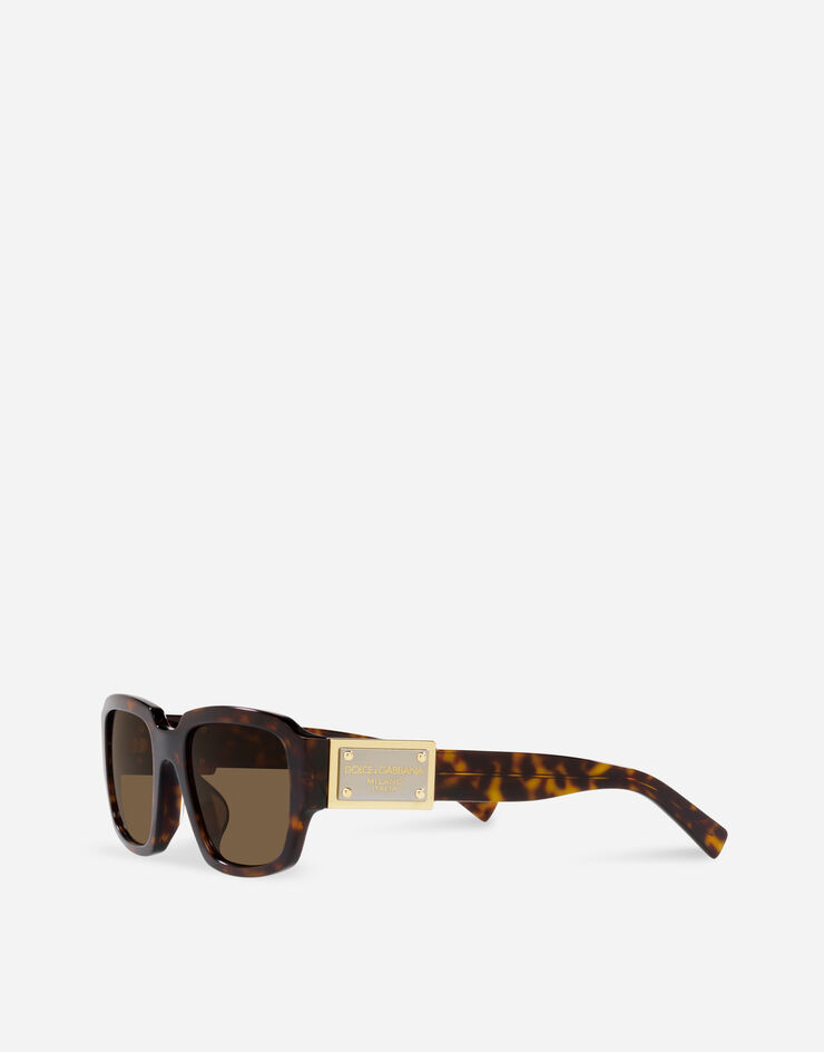 Dolce & Gabbana Солнцезащитные очки Placchetta гавана VG4419VP273