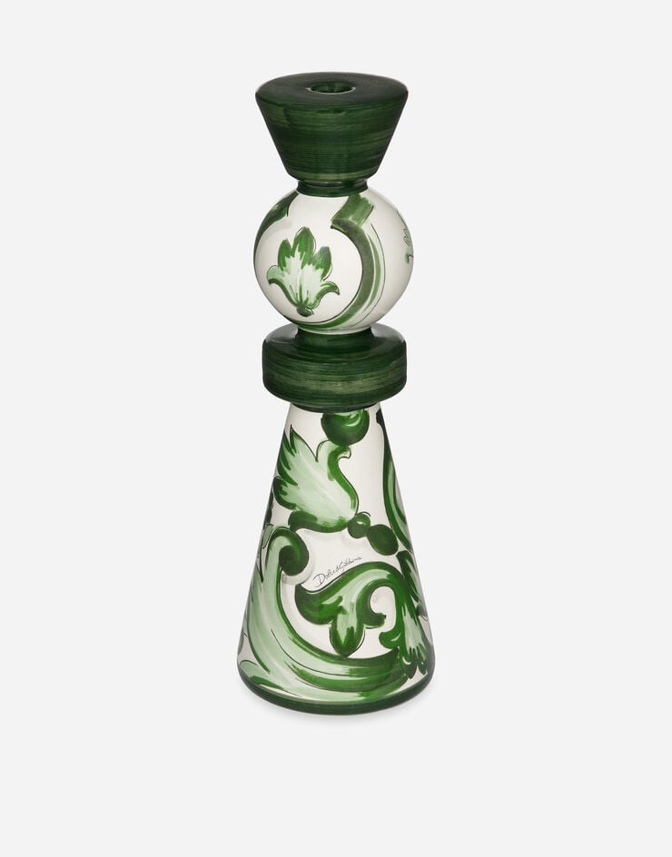 Dolce & Gabbana Ceramic Candle Holder large Multicolor TCC186TCACD