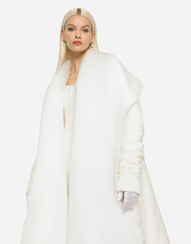 Dolce & Gabbana KIM DOLCE&GABBANA Manteau en éponge Blanc F0C7RTHU7OC