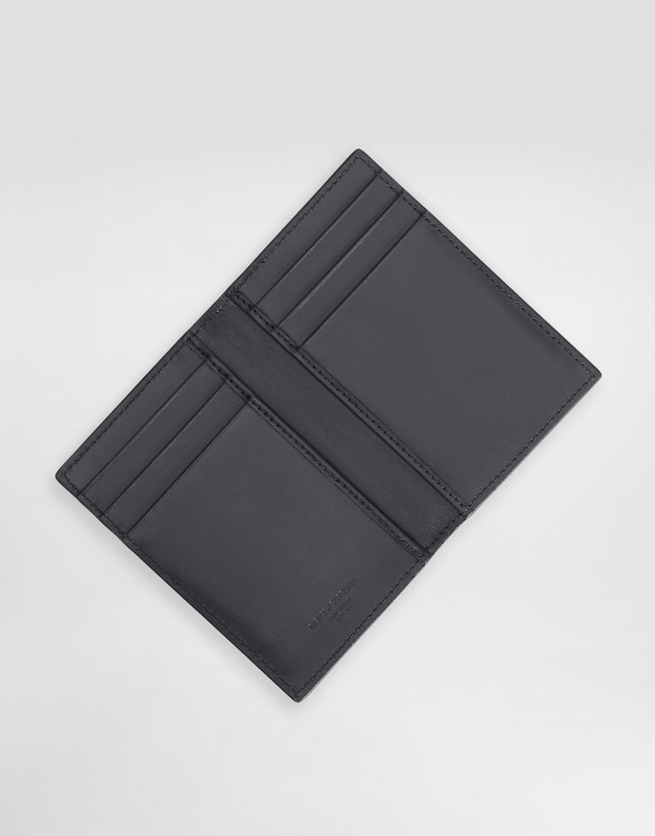 Dolce & Gabbana Card holder in calfskin with logo Dolce & Gabbana Card holder in calfskin with logo Blue BP3323A0370