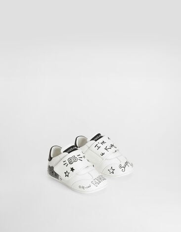 Dolce & Gabbana Sneakers in printed nappa leather Multicolor DK0117AS827
