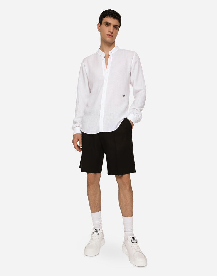 Dolce & Gabbana Bermudas de lino Negro GW0MATGG868