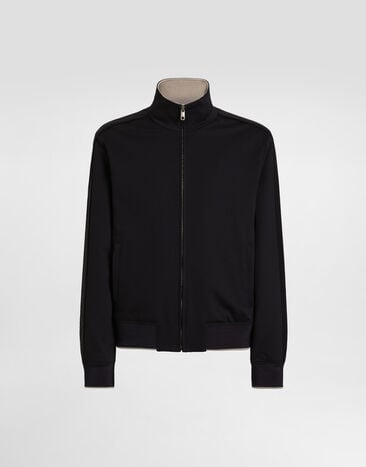 Dolce & Gabbana Sweat-shirt zippé en jersey  G9CBKTG7Q1A