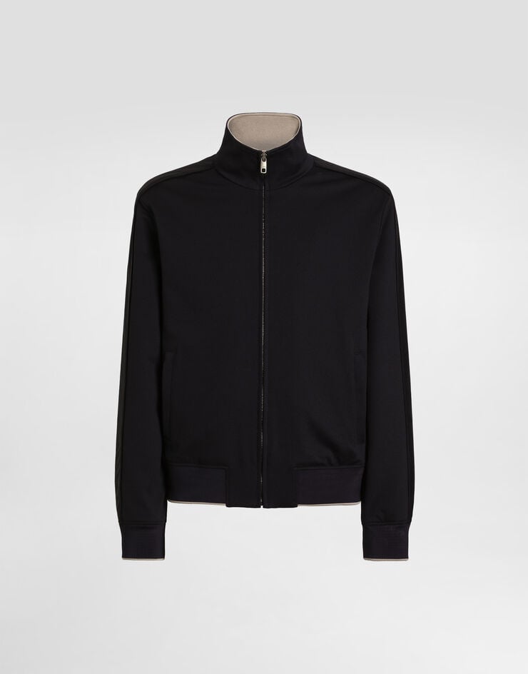 Dolce & Gabbana Sweat-shirt zippé en jersey Dolce & Gabbana Sweat-shirt zippé en jersey G9CBKTG7Q1A