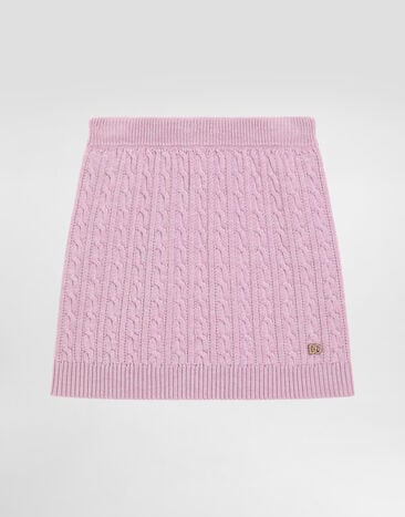 Dolce & Gabbana Wool skirt Lilac L5KI09JDVDJ