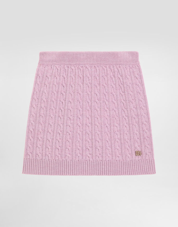 Dolce & Gabbana Wool skirt Lilac L5KI09JDVDJ