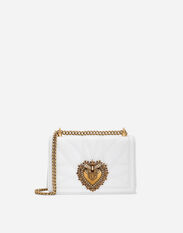 Dolce & Gabbana Medium Devotion bag in quilted nappa leather White BB7100AW437