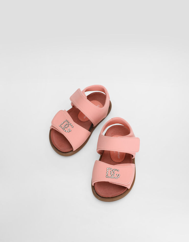 Dolce & Gabbana Sandals with rhinestones Pink D20085A3G64
