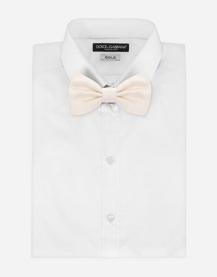 Dolce & Gabbana Silk bow tie Bianco GR053EG0U05