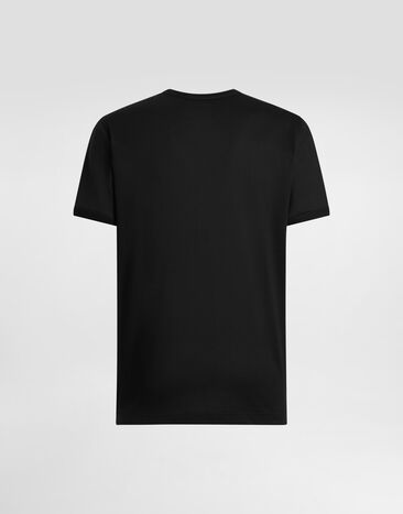 Dolce & Gabbana T-shirt aus baumwolle BLAU G8KG0TFU7EQ