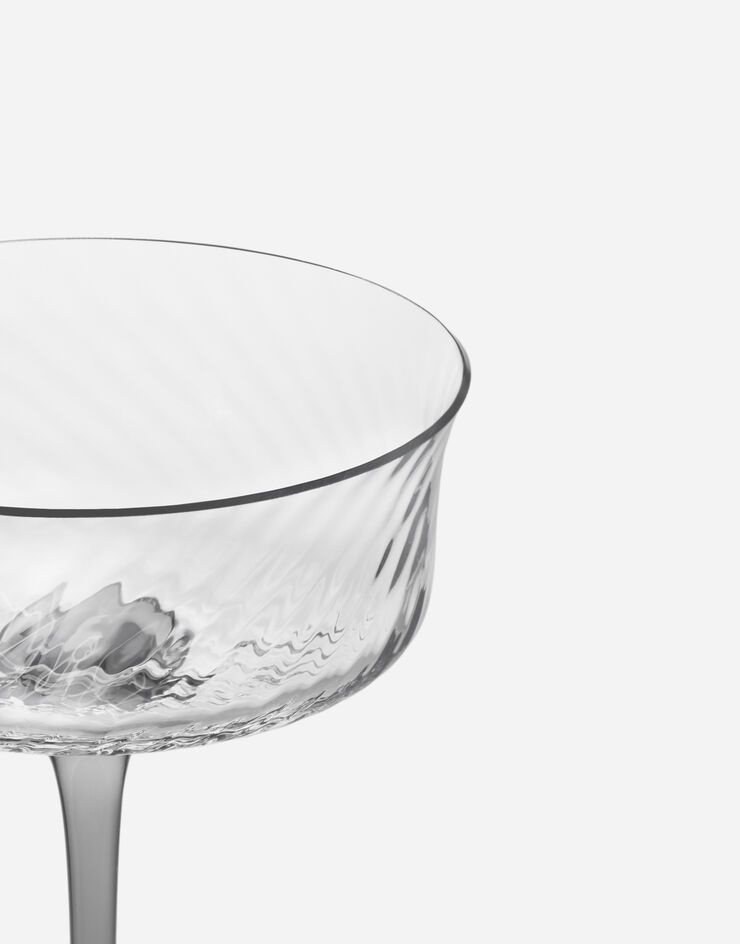 Dolce & Gabbana Hand-Blown Murano Champagne Coupe Multicolor TCB004TCAD2