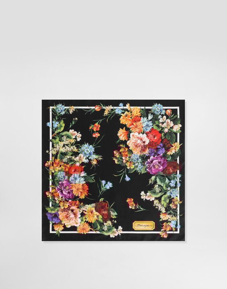 Dolce & Gabbana 50x50 silk twill foulard Multicolor FN093RGDC7B