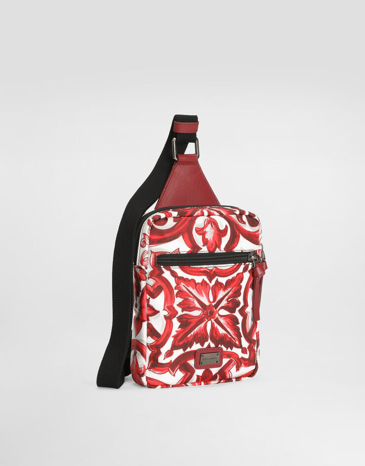 Dolce & Gabbana Majolica-print nylon waist bag Multicolor EM0142A0546
