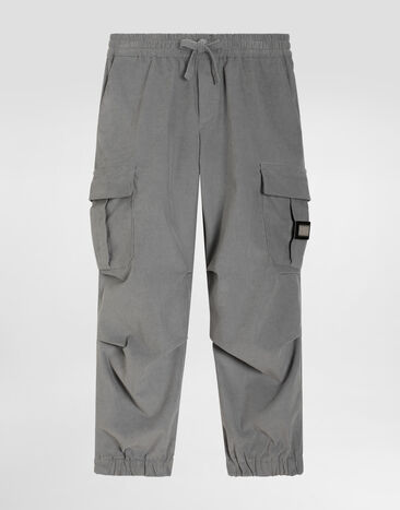 Dolce & Gabbana Corduroy cargo trousers Grey L45P24FUWFI