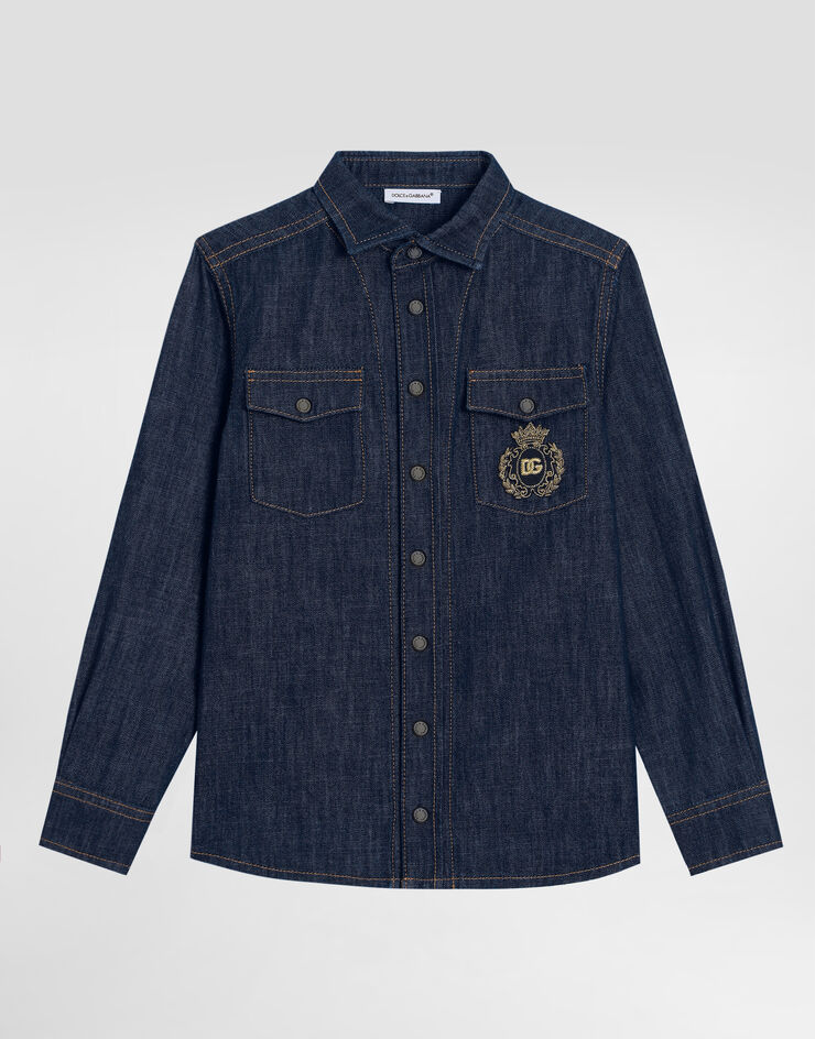 Dolce & Gabbana DG 徽标丹宁衬衫 多色 L44S34LDD12