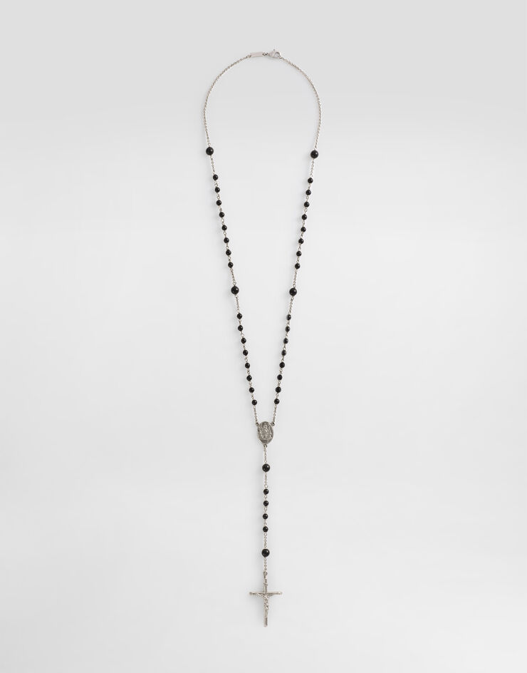 Dolce & Gabbana Rosary necklace with natural gemstones Multicolor WNP7S2W1111