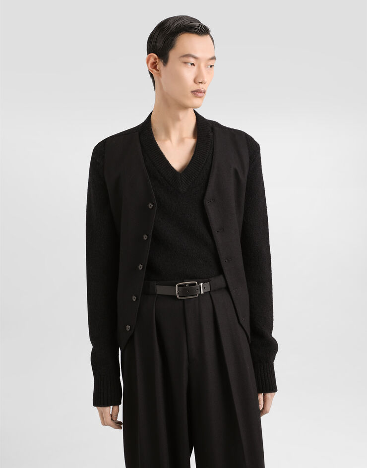 Dolce & Gabbana V-neck pullover Black GXY52TJGMC1