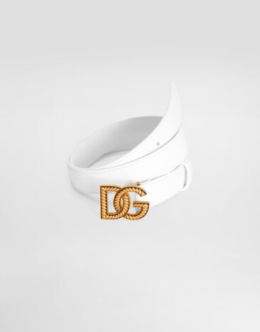 Dolce & Gabbana Calfskin belt White BE1700AK274