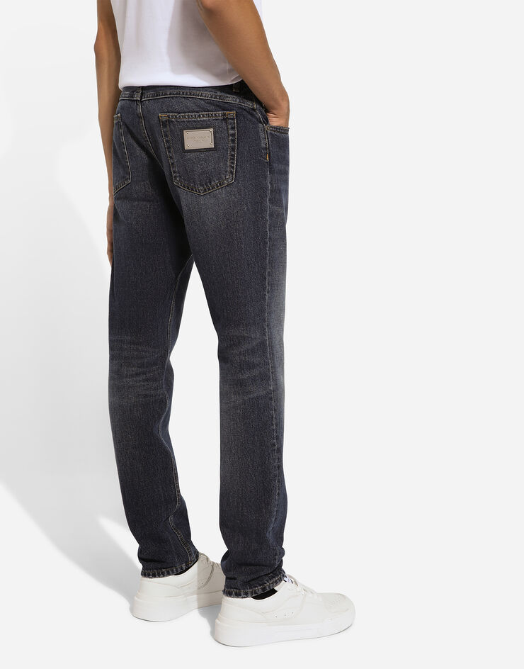 Dolce & Gabbana Jeans Regular aus blauem Denim Blau GYJCCDG8KE5