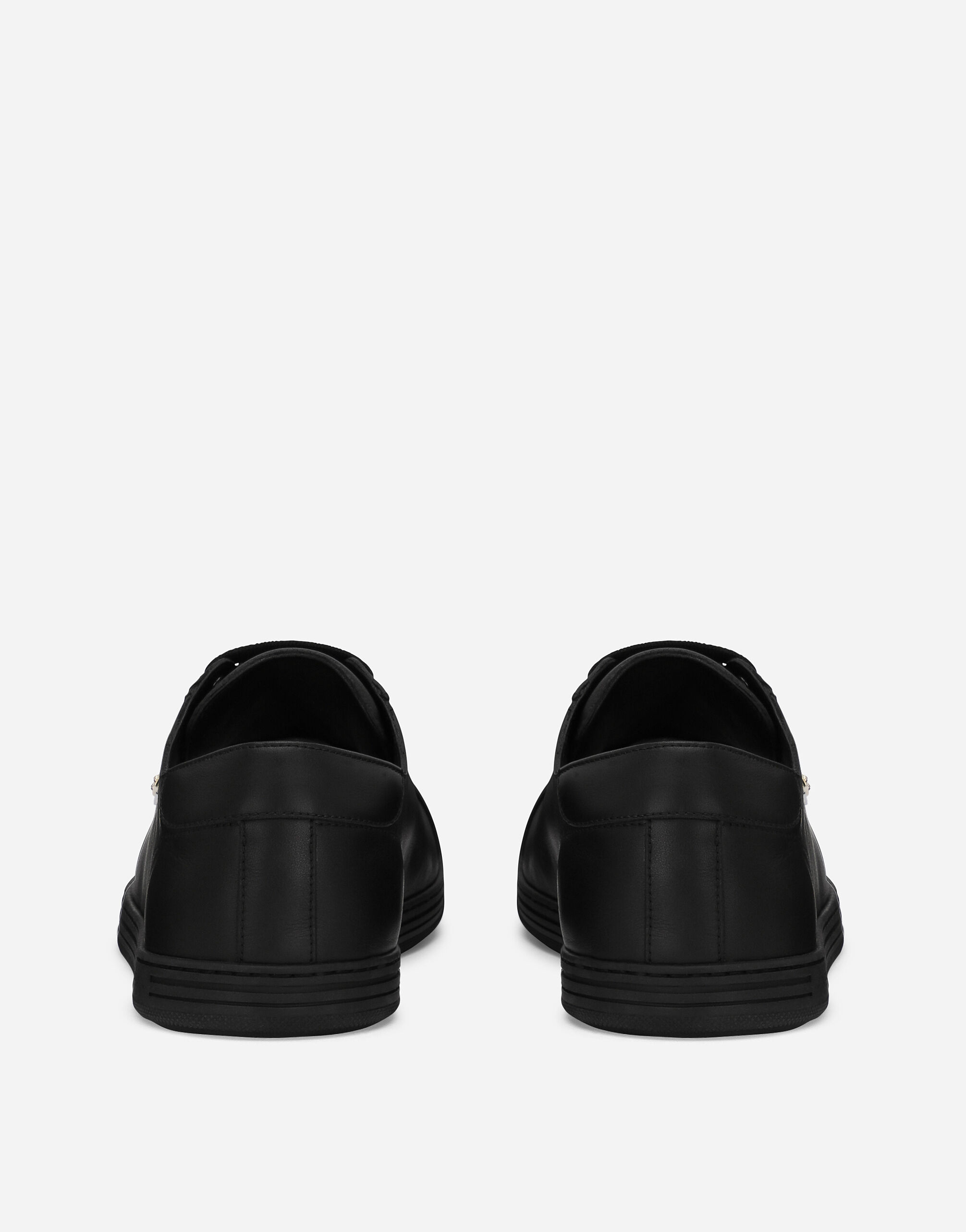 Saint Tropez calfskin sneakers in Black for | Dolce&Gabbana® US