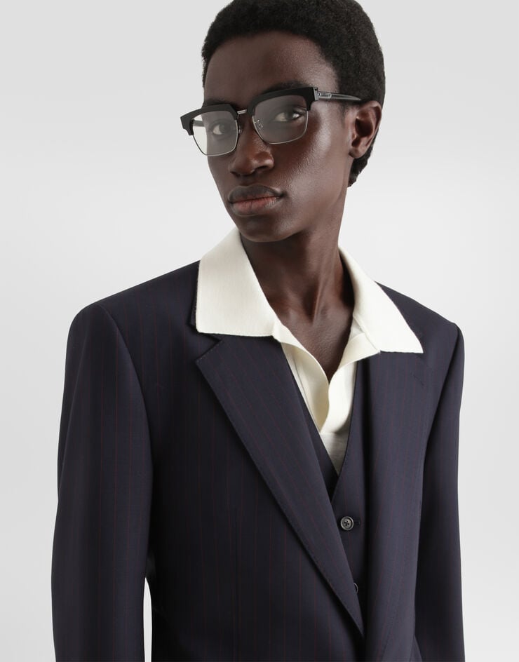 Dolce & Gabbana Single-breasted sicilia light pinstripe wool suit Dolce & Gabbana Single-breasted sicilia light pinstripe wool suit Multicolor GK06ATFRBDR