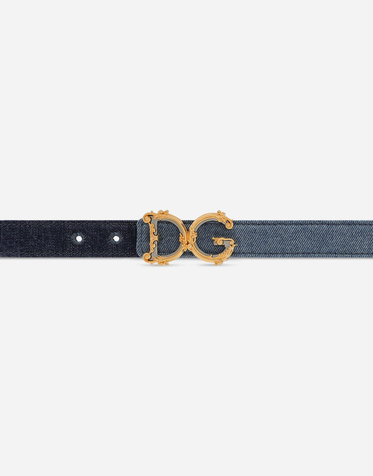 Dolce&Gabbana حزام DG Girls دنيم BE1348AO621