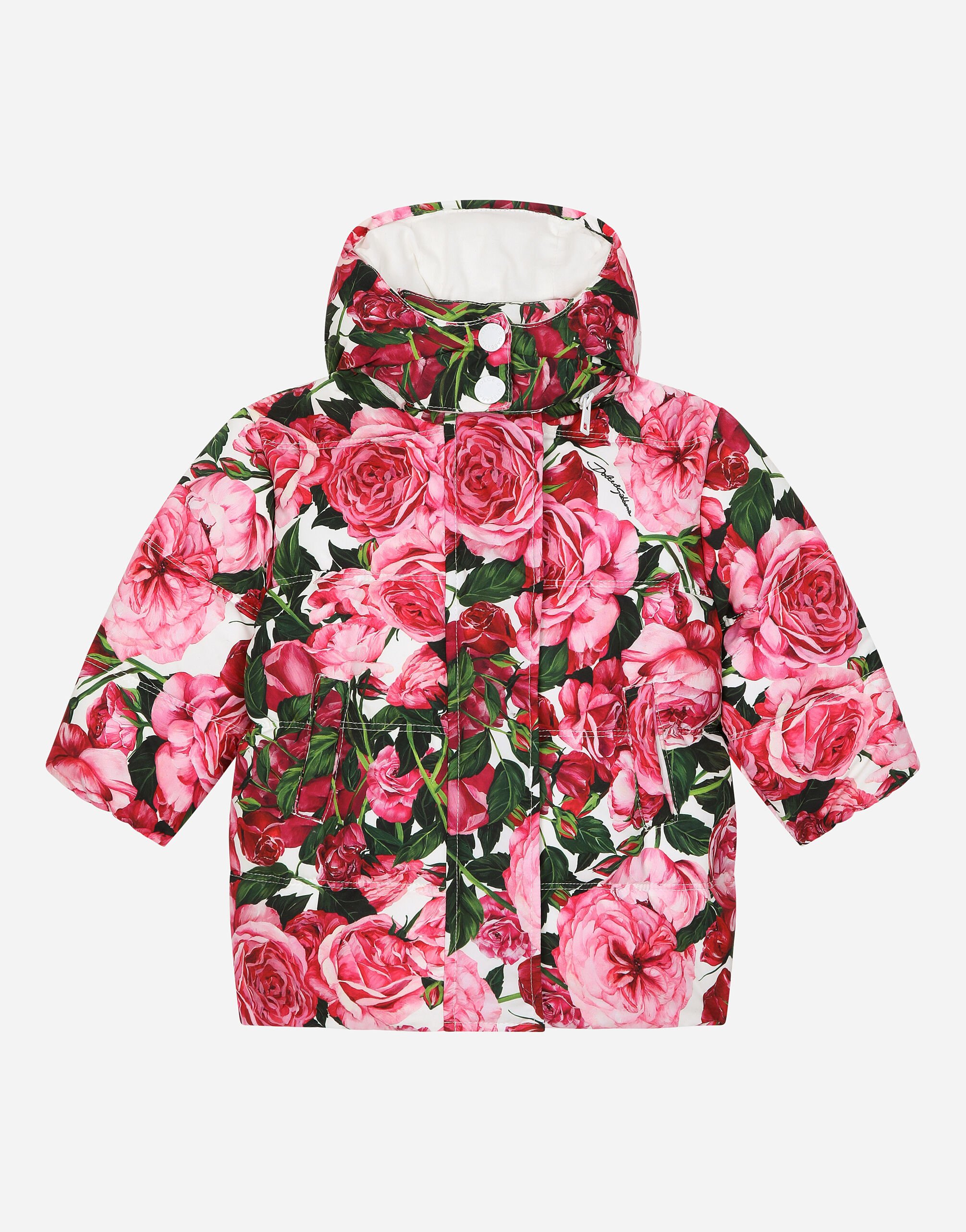 Rose print jacket online